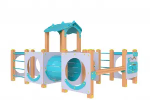 Детский игровой комплекс Sweetplay ДГ.СП001 - 3,32х2,52х1,95м - фото