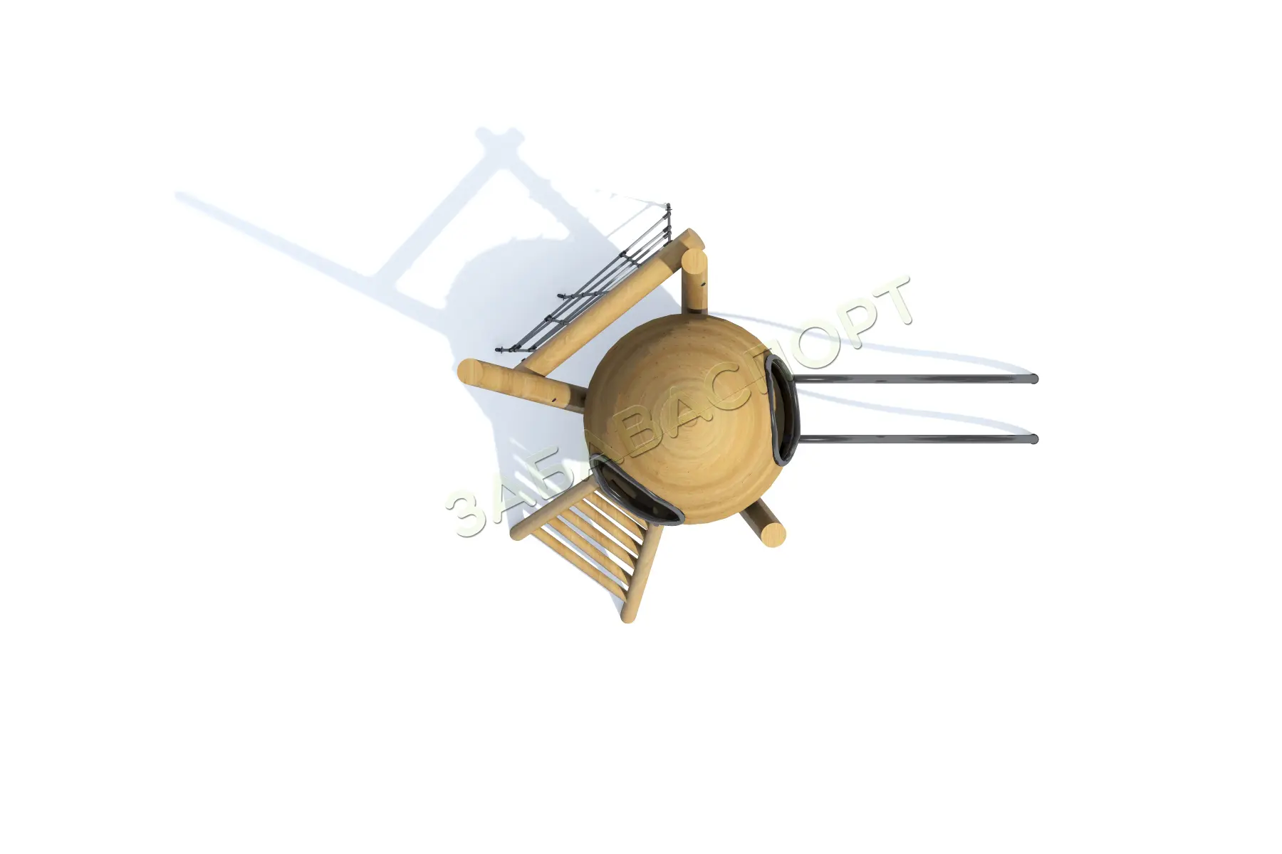Детский игровой комплекс  "Neo-Eco" Гнездо ИК.НЭО.ГН02 - фото